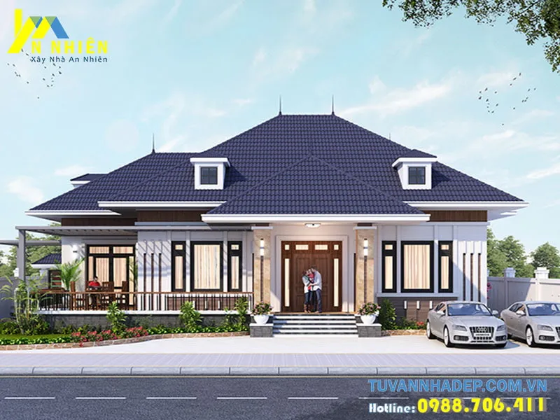 mẫu thiết kế nhà cấp 4 đẹp giá xây dựng hoàn thiện  650 triệu