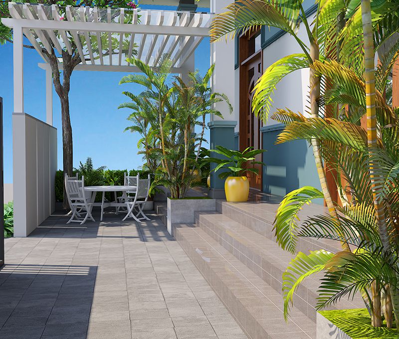 hình ảnh sân vườn