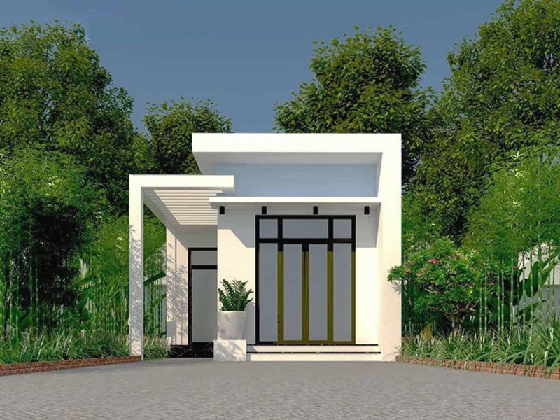 mẫu nhà ống cấp 4 đẹp