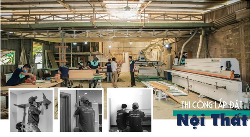 Xưởng sản xuất tủ bếp đẹp