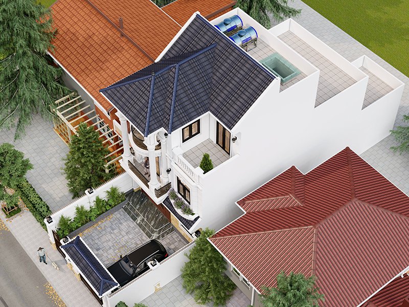 mẫu biệt thự 3 tầng đẹp