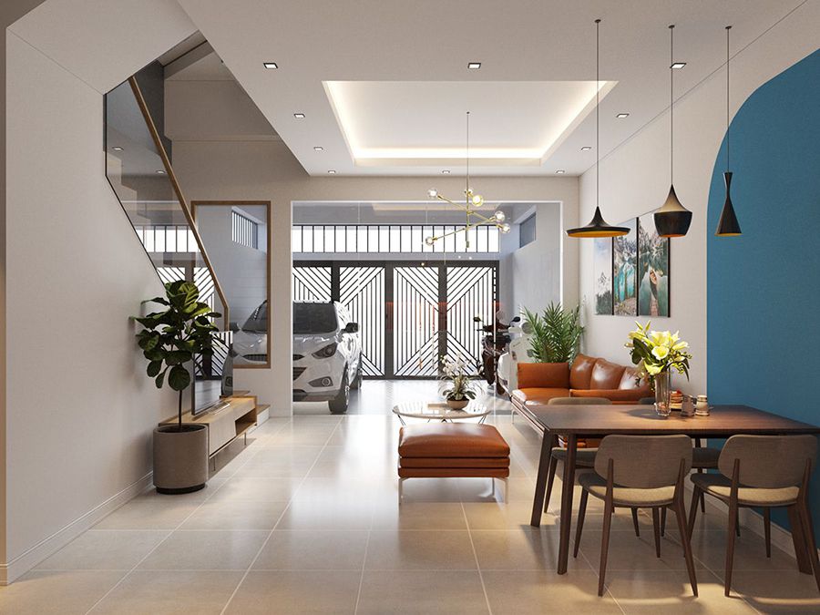 không gian mở thoáng đãng