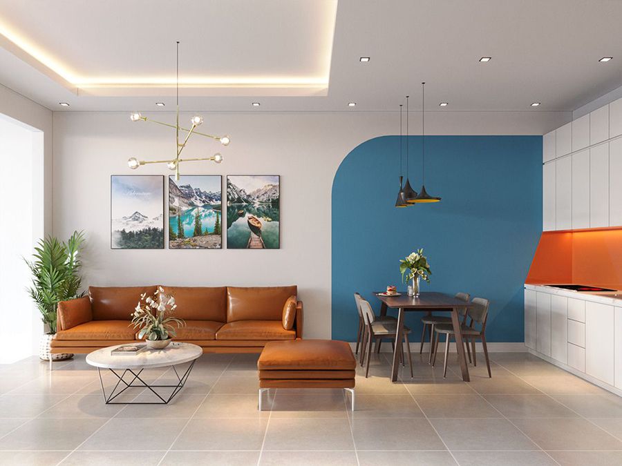 thiết kế không gian mở