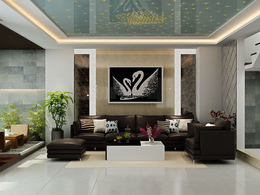 hình ảnh phòng khách hiện đại