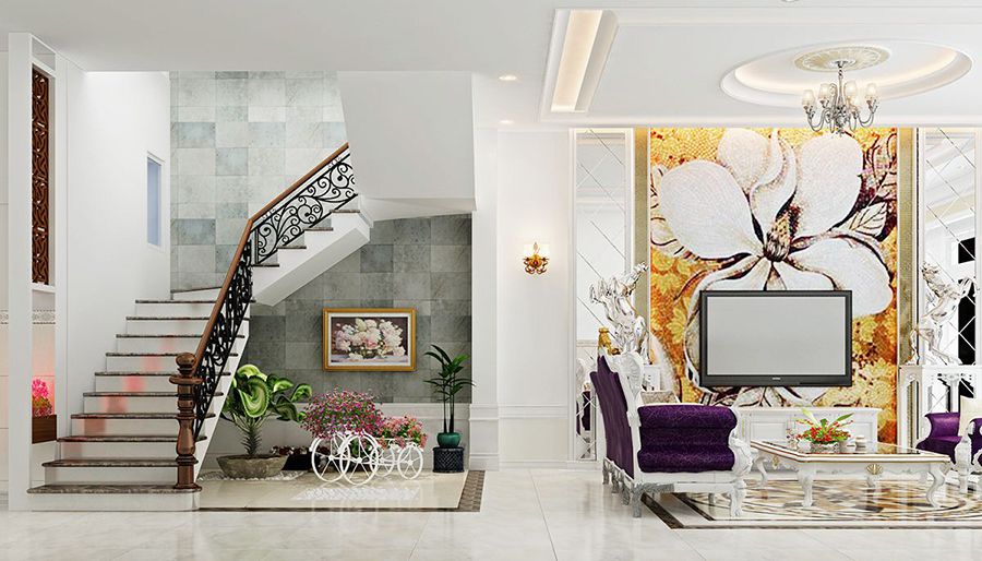 trang trí theo phong cách hoàng gia