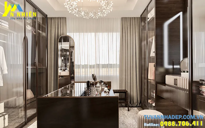 mẫu phòng thay đồ trong phòng ngủ đẹp 1