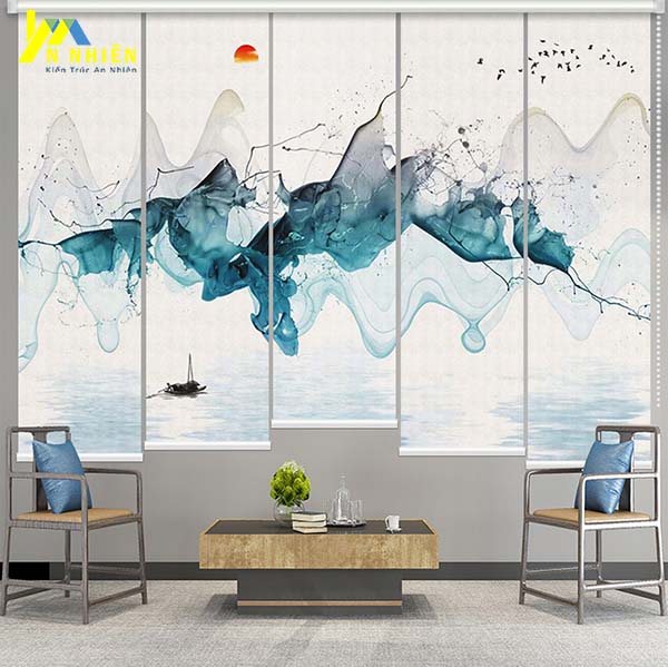 hình ảnh mẫu rèm cuốn tranh đẹp