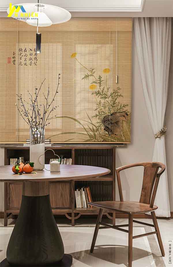 mẫu rèm dây cuốn đẹp