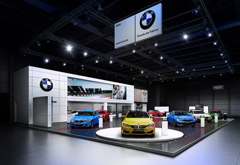 Thiết kế nội thất showroom ô tô BMW