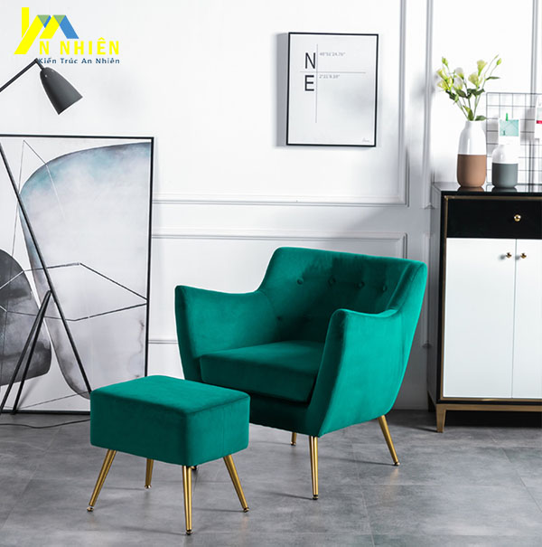 mẫu sofa đơn kèm phụ kiện
