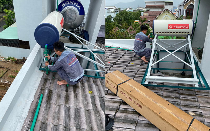 dịch vụ sửa chữa máy nóng lạnh năng lượng mặt trời