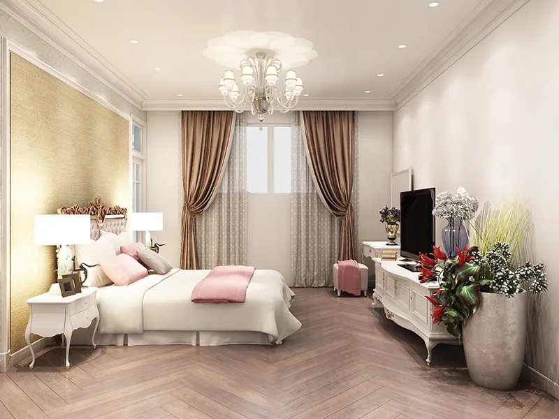 đèn trần hoa văn tân cổ