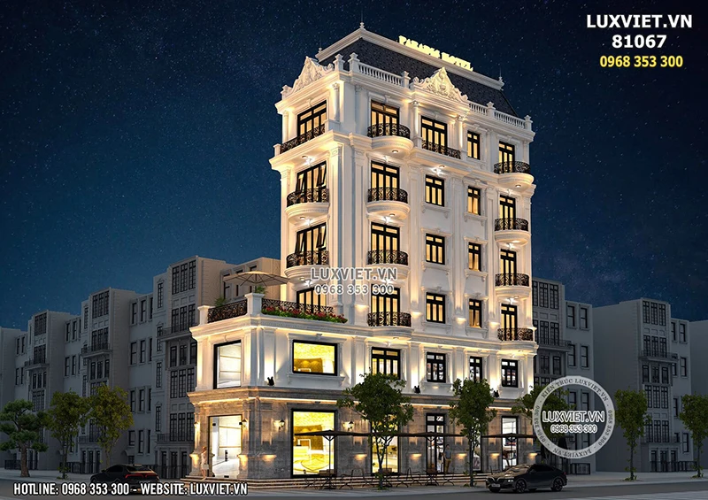 thiết kế khách sạn nghỉ dưỡng cao cấp