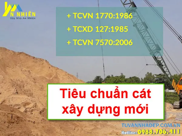 cát xây dựng chuẩn