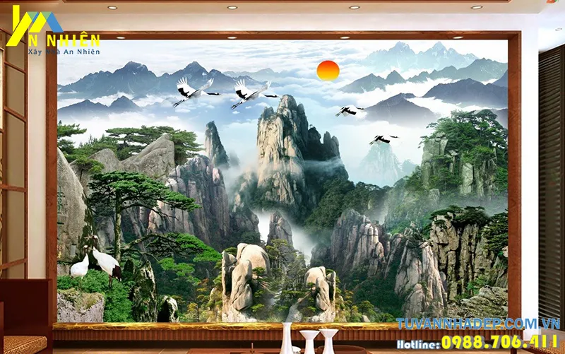 tranh phong thủy tuổi bính dần mệnh hỏa
