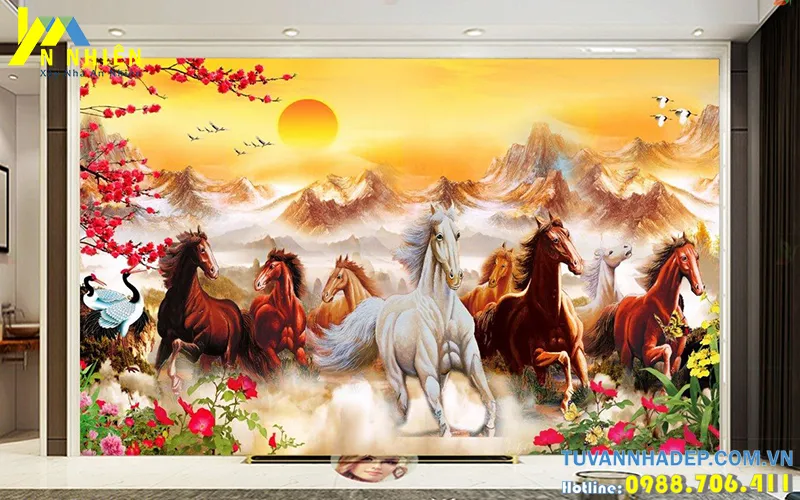 mẫu tranh phong thủy đẹp