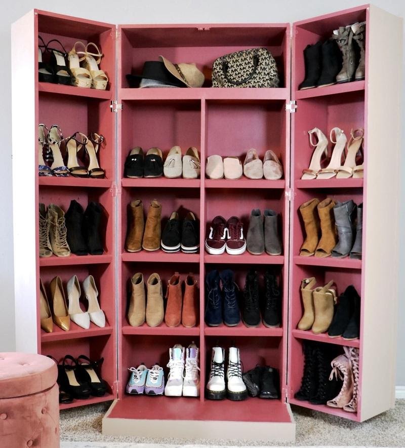 Tủ đựng giày nhiều ngăn giúp không gian nhà thêm đẹp, sang và bắt mắt hơn