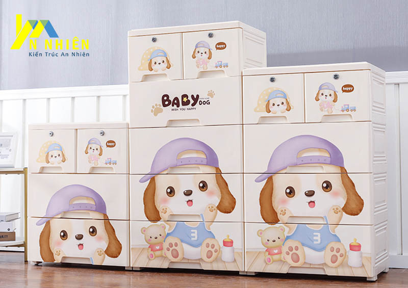 tủ với hình dễ thương