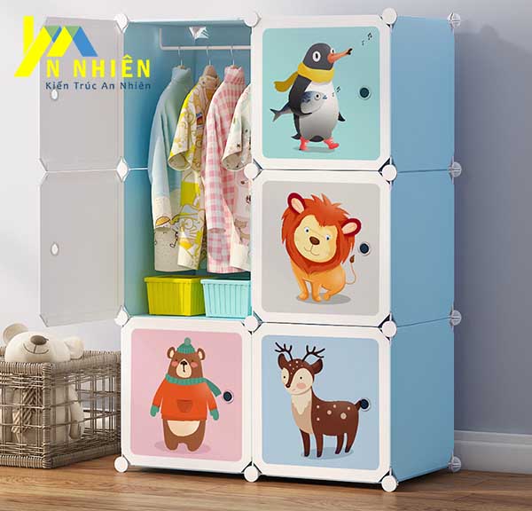 tủ nhựa cho bé trai