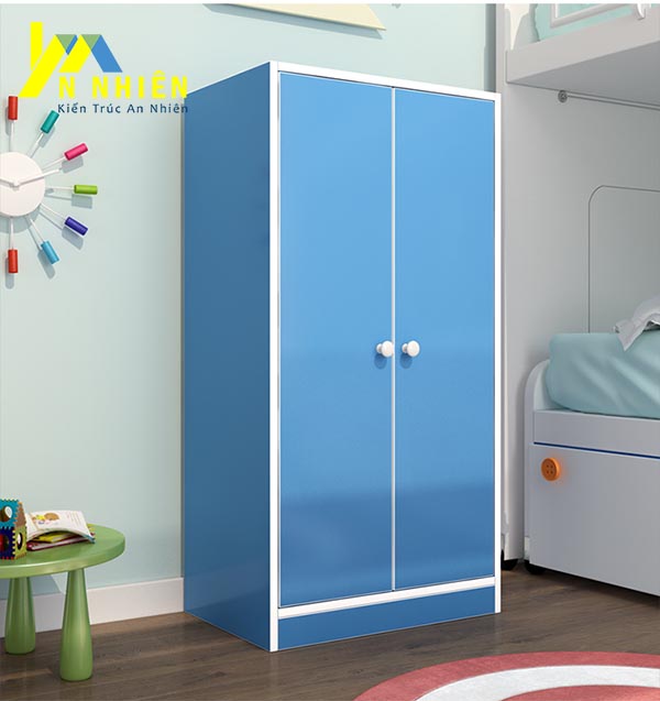 mẫu tủ nhựa đơn giản cho bé trai