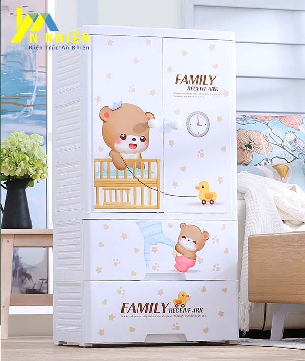tủ nhựa đài loan đứng cho bé