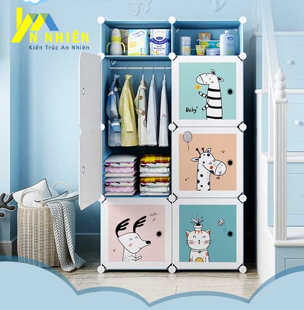 tủ nhựa đài loan cho bé đáng yêu